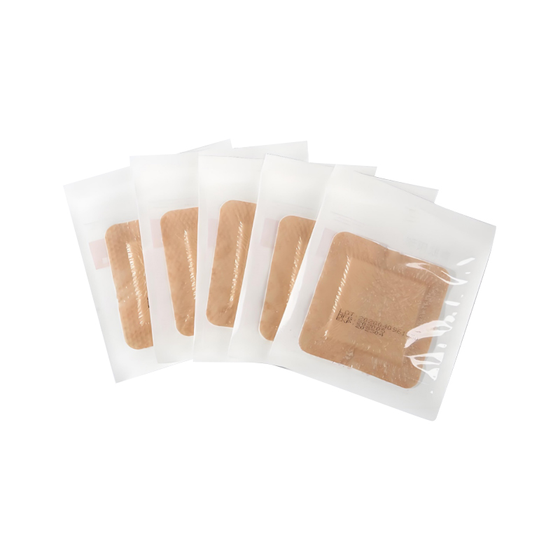 Low Adhesion Breathable Waterproof Foam Wound Dressing Patch
